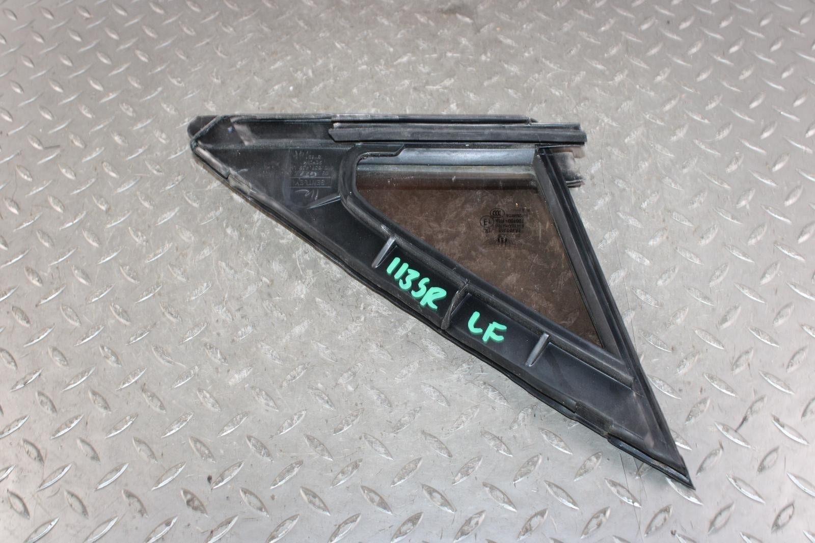 14-18 Flying Spur Front Driver Side Left LH Quarter Window Glass OEM Factory WTY