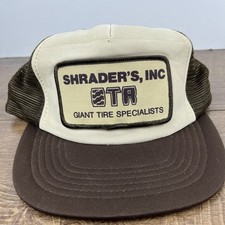 Shrader Inc Giant Tire Brown Hat Adjustable Baseball Hat Adult Hat Brown Cap