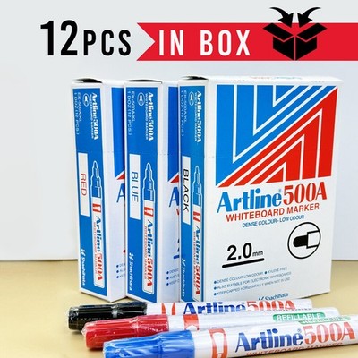 Artline Whiteboard Marker 500A 2,0mm Xylenfrei 12 Stück - 1 Box