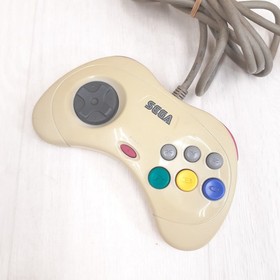 Sega Saturn console bundle with 2 Controllers & 6 Games tested Japan White