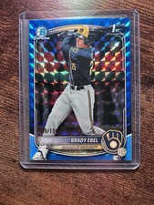 2025 Bowman Draft #BDC-194 Brady Ebel 1st Bowman Blue Geometric Refractor /150