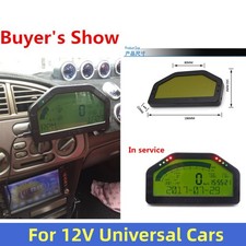1x Car Race Dash Digital Lcd Display Gauge Meter Bluetooth Full Sensor Set Do904