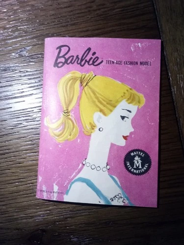 Vintage Barbie Doll 1959 TM VERSION Booklet Only!! Rare!