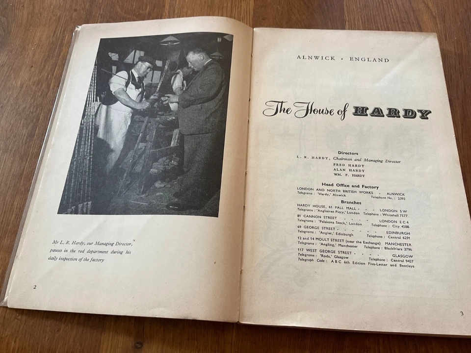 HARDY'S Catalogue 60 ieme édition 1955 pêche poissons  - Photo 2/4