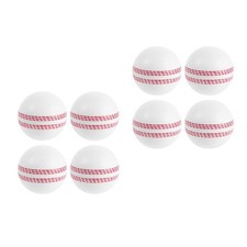 Set of 2 Foam Elastic Cricket Ball Indoor Softball Softballs for Practice Golf