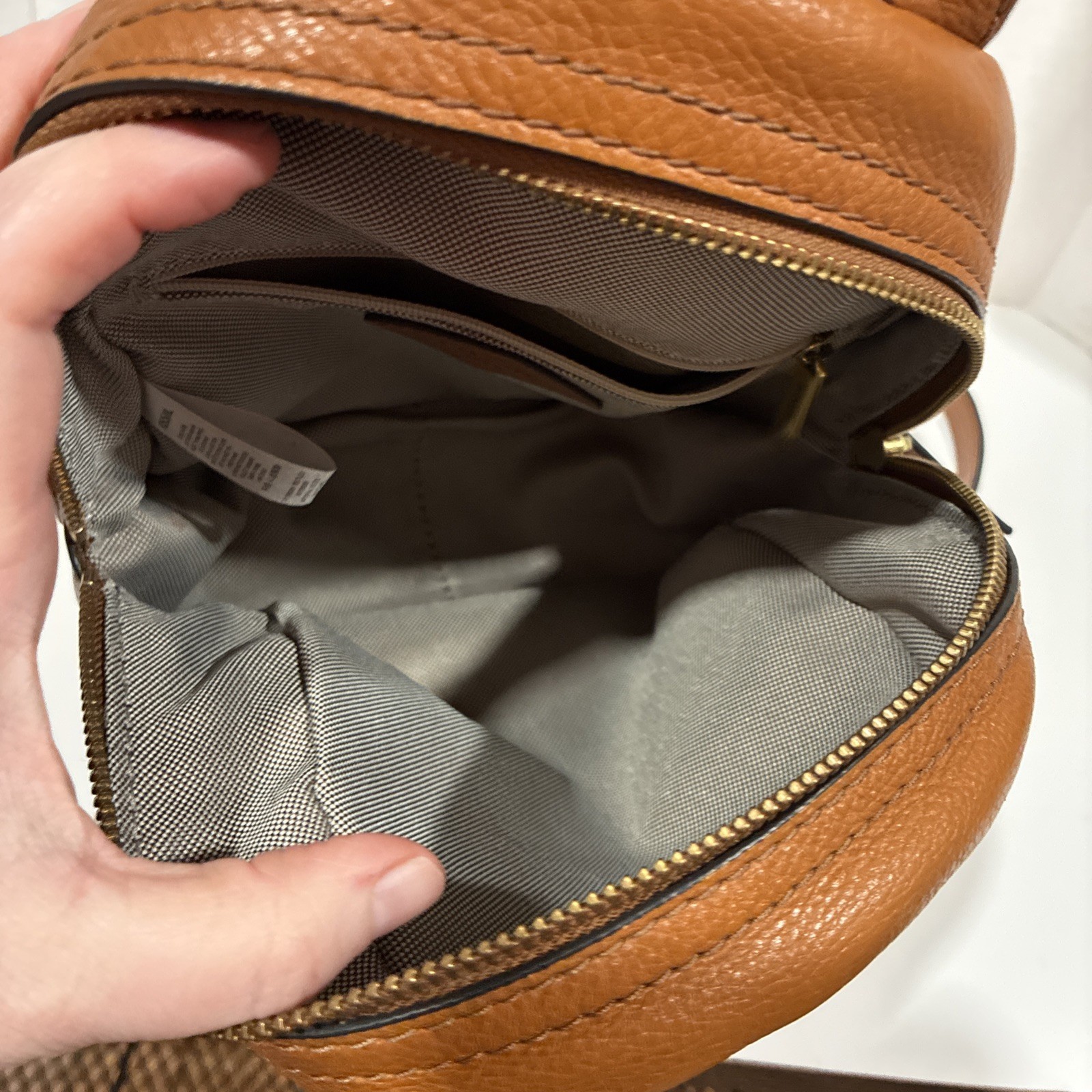 Fossil Megan Patchwork Mini Leather Backpack - image 8