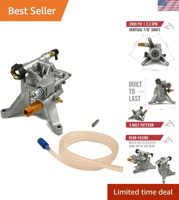 #ad Durable 2800 PSI Electric Pressure Washer Pump 2.3 GPM for Ultimate Cleaning $145.34