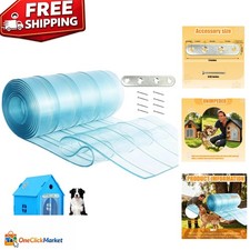 Customizable DIY Dog Door Replacement Flap 5.9 FT x 7.9 in - Secure  Durable