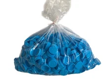 (400) SCP SCIENCE Blue PE Screw Caps for 50mL DigiTubes 32-400 010-500-060