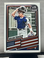 2026 Panini Stars & Stripes Prizm USA Baseball #128 Nolan Traeger