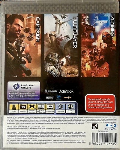 Call Of Duty Black Ops 2 II - Playstation 3 (PS3) Complete With Manual+FREEPOST - Picture 2 of 4