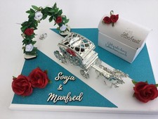 Geldgeschenk Hochzeit  Hochzeitsgeschenk Kutsche personalisiert