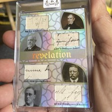 2025 Eternal Revelation Henry Harrison Benjamin Roosevelt Franklin Quad /50 B39