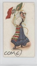 1908 ITC Flag Girls Tobacco Wills Back Italy 0d8v