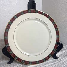 Lenox Winter Greetings Plaid Dinner Plate   1...