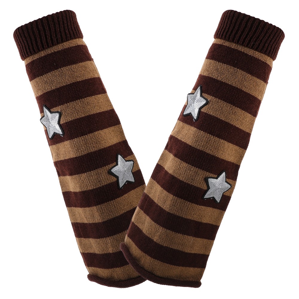 FILA Calze a maglia stella cinque punte donna donna scaldamuscoli a righe calde