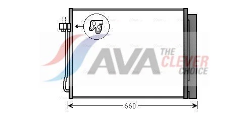 CONDENSER AIR CONDITIONING BWA5377D FOR BMW X5/SAV/F15/F85/E70 X6/SAC/F16/F86 - Image 2 of 4