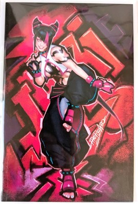 STREET FIGHTER MASTERS GAME GALS #1 MERCADO Carnivore Virgin ltd 500 + COA NM+ 