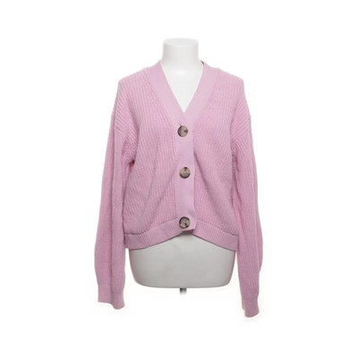 H&M, Strickjacke, Damen, Größe: S, Pink, Baumwolle/Acryl, Einfarbig #ERr