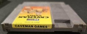 Caveman Games (Nintendo Entertainment System, NES, 1990) Cartridge Tested