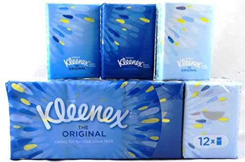 Kleenex Original Soft Extra Strong Facial Tissue Pack of 12 Mini Napkins - Picture 2 of 5