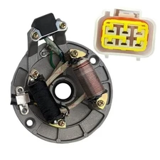  2-Coil 5-Wire Stator Magneto With Plate for 50cc 70cc 90cc 110cc 125cc ATV 