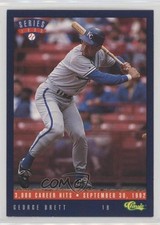 1993 Classic Update Blue Travel Edition George Brett #T17 HOF n1u