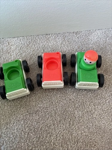 Vintage Little People Cars And 1 Figure