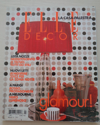 ELLE DECOR MAGAZINE ITALIAN March 2003 Architecture Interior Design European Art