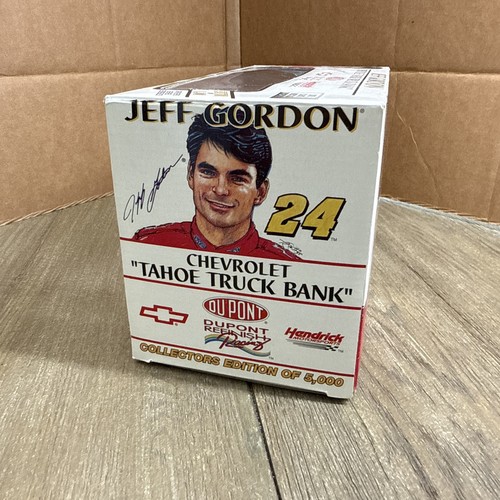 1996 Jeff Gordon Dupont Chevrolet Tahoe 1/24 NASCAR Brookfield Diecast Bank - Picture 9 of 18