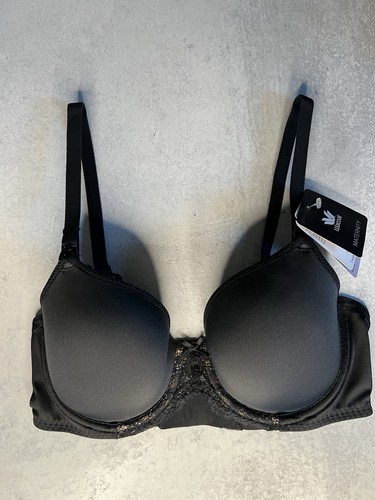 Wacoal Maternity T-shirt nursing bra underwire black molded padded 38G 38DDDD - Picture 4 of 5