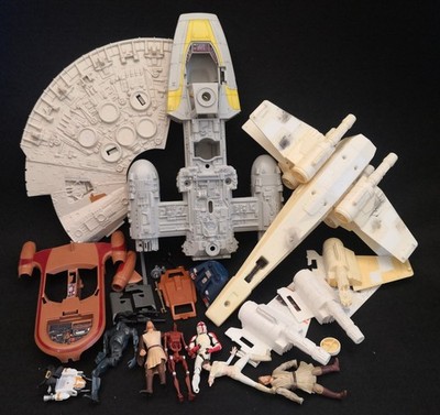 Star Wars Konvolut DEFEKT / BASTLER / ERSATZTEILSPENDER Vintage Kenner und mehr