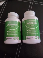 Rosabella Moringa Capsules For Immune Support & Gut Health 60 Capsules 2 Bottles