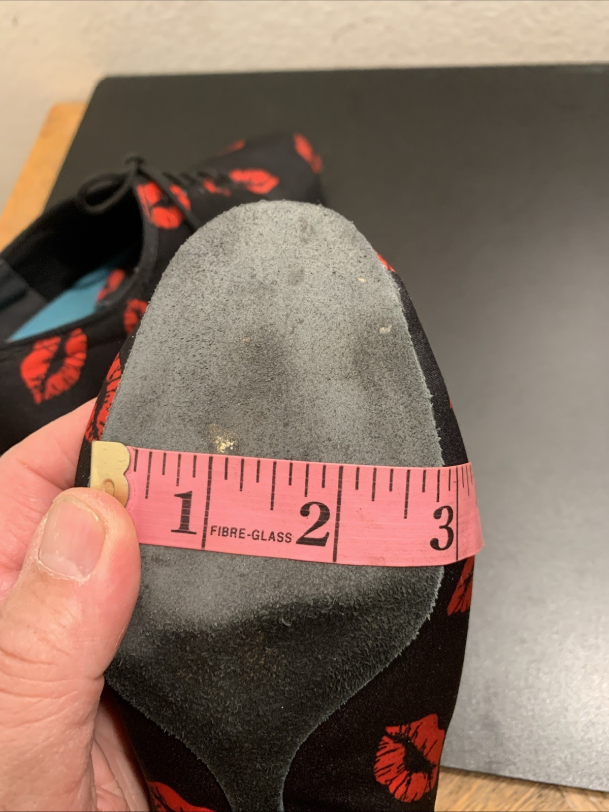 International 1.5" Heather Split-sole Womens Print Practice Dance Shoes Sz 4