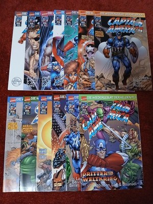 Captain America 1 13 komplett | Wiedergeburt der Helden | Heroes Reborn Panini