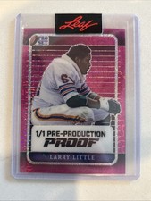 2024 Leaf Pro Set Pink Pre-Production Proof LARRY LITTLE #1/1! Dolphins!