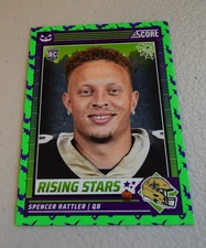 2024 Panini Score-A-Treat - Rising Stars Spencer Rattler #45 Green Bats (RC)