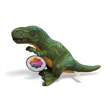 Nanco Green T-Rex Dinosaur 16" Plush Tyrannosaurus Rex Trex Dino Stuffed Animal