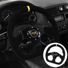 13inch 320mm Racing Flat Steering Wheel D Shape Drift Rally 6 Bolt with Horn'
