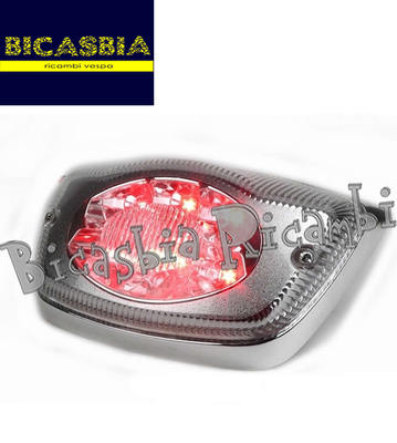 9491 Rear LED Tail Light Vespa 50 125 150 LX LXV S 2T 4T