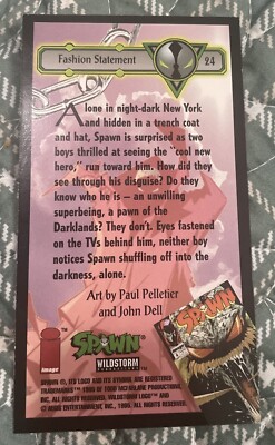 24 Fashion Statement 1995 Spawn Trading Card | eBay