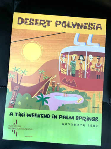2002  Shag Vintage Tiki Weekend Desert Polynesia 11 x 14 Print Poster - Picture 1 of 4