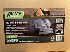 Valley Sportsman Meat Slicer Machine for Home Electric Food Slicer with 7.5" ...