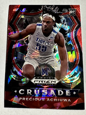2020 Panini Prizm Draft Picks #88 Precious Achiuwa Crusade Red Ice Prizm RC