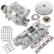Holley Street Demon Carb Manifold750 Cfmsquare Flangeshinysbf 289-302 V8