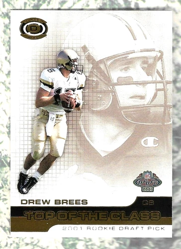 DREW BREES 2001 PACIFIC DYNAGON ROOKIE RC #3 PURDUE SAINTS SUPERSTAR !!!!