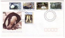 1992 FDC. AAT. Antarctic Regional Wildlife. PictPMK "KINGSTON"