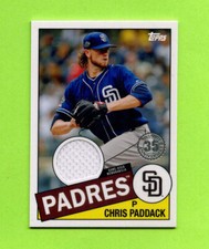 2020 Topps Series 2 - CHRIS PADDACK **1985 Jersey Relic** Padres Baseball