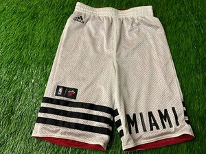 MIAMI HEAT USA RARE BASKETBALL SHORTS ADIDAS ORIGINAL SIZE YOUNG M (152 CM)  | eBay