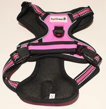 Fur Dreams Dog Harness SMALL No Pull Control Handle Adjustable Reflective Nylon